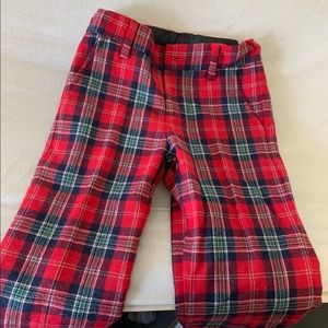 Janie and Jack Wool Plaid Pants